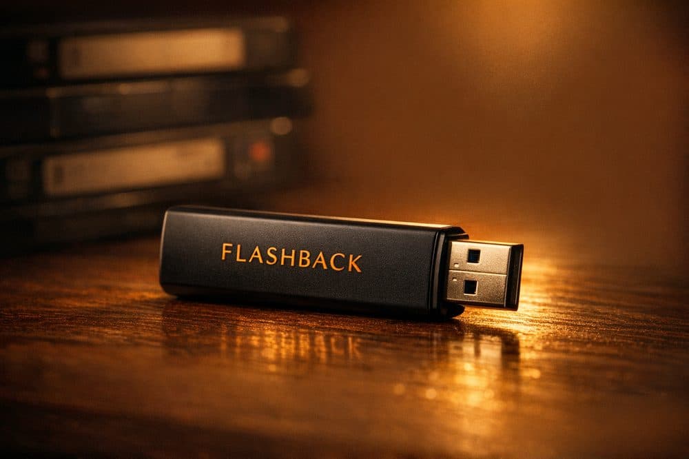 USB SanDisk של פלאשבק עם הזיכרונות